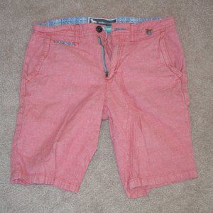 Red Pastel Modern Amusement Shorts - Size 30